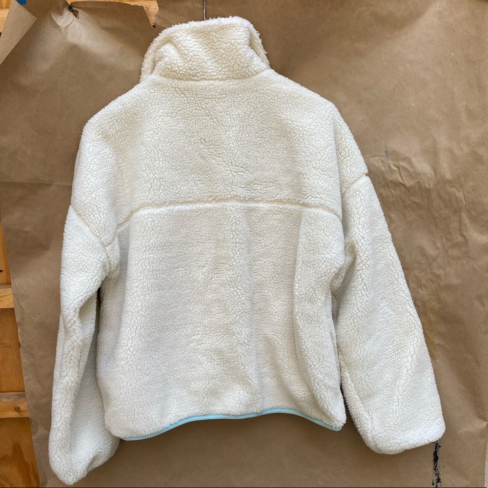 GAP Cream Teddy Jacket with Neon Accents - Picture 5 of 7